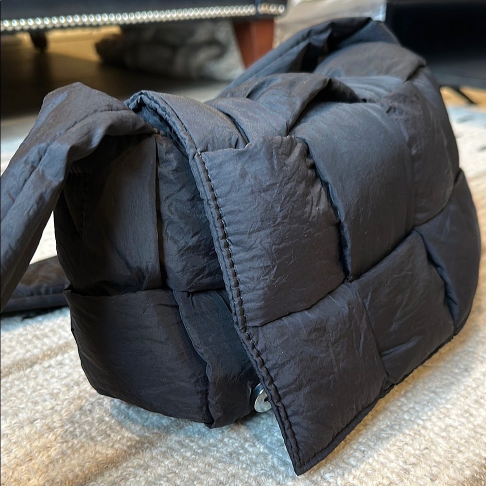 Black Quilted Shoulder Bag